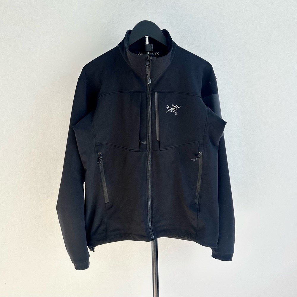Arc'teryx Gamma Mx Black Softshell Waterproof Fleece Lined Jacket Men's Size S